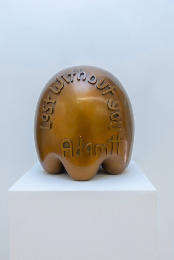 Adam Handler - Lost Without You Sculpture (back), 2025