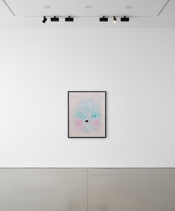 Adam Handler - Pale September Ghost, 2023, Oil stick on linen