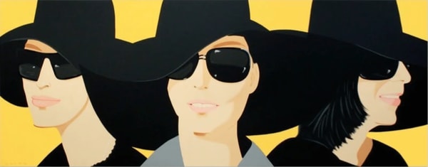 Alex Katz - Black Hats IV, 2012
