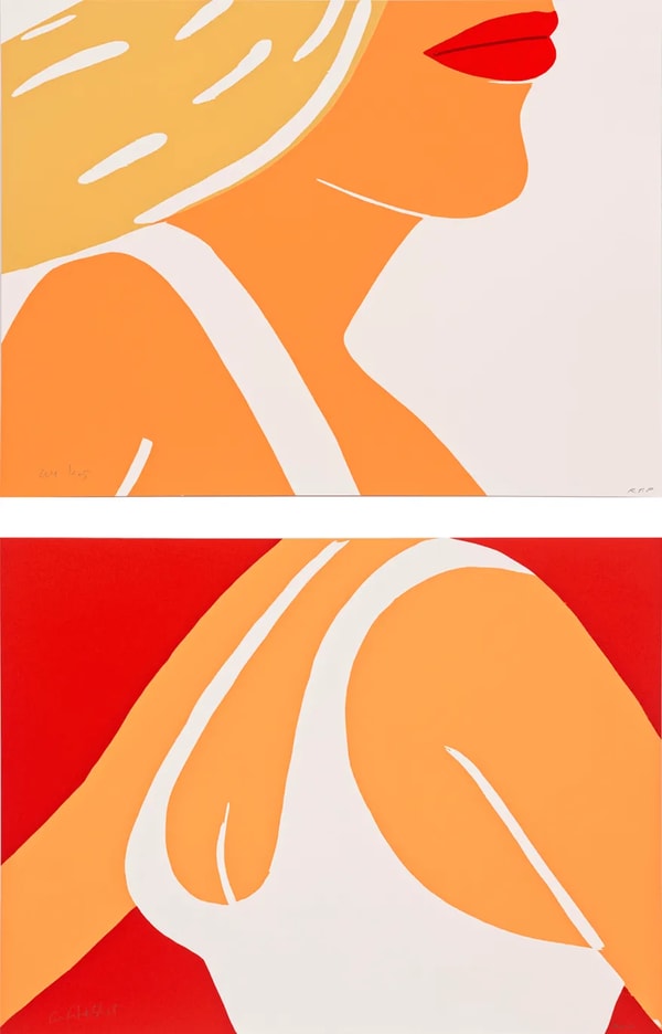 Alex Katz - Coca Cola Girl 10 & 11, 2021