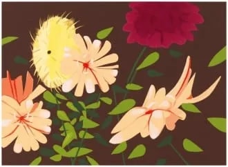 Alex Katz - Late Summer Flowers, 2013