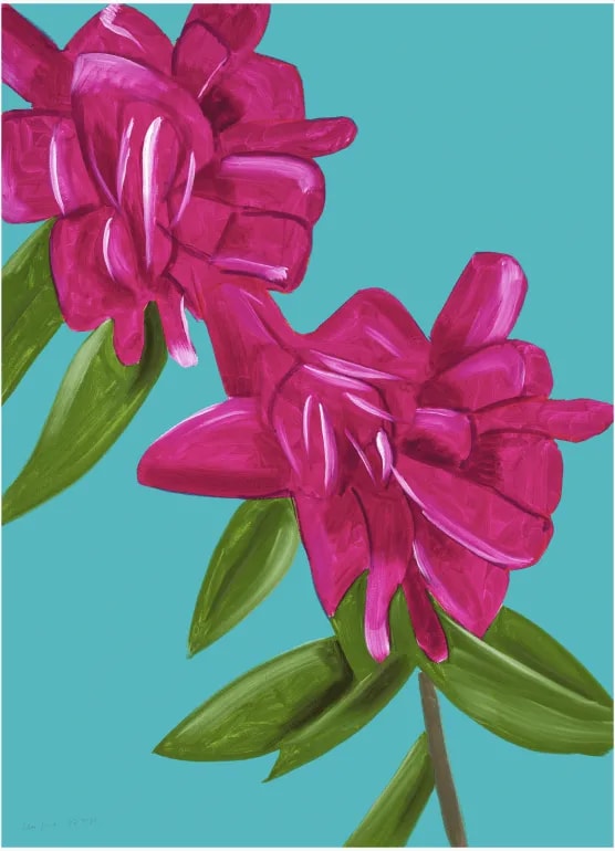 Alex Katz - Peonies, 2021