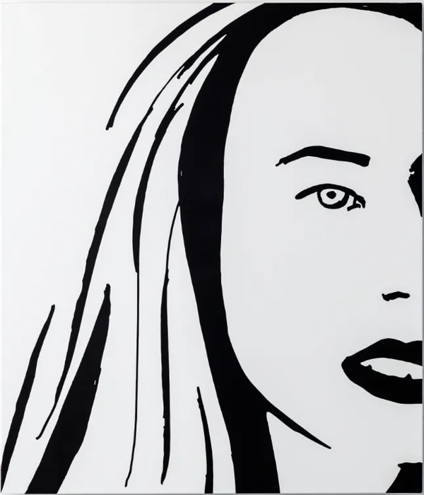 Alex Katz - Porcelain beauty 3, 2022