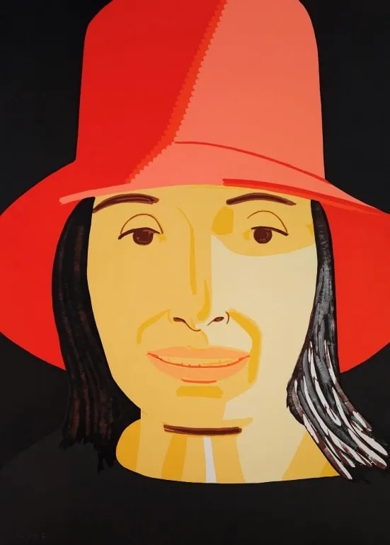 Alex Katz - Red Hat (Ada), 2015