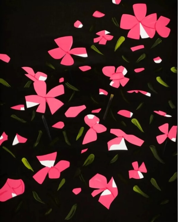 Alex Katz - White Impatiens, 2016