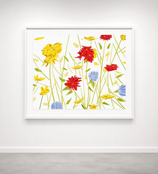 Alex Katz - Wildflowers, 2017