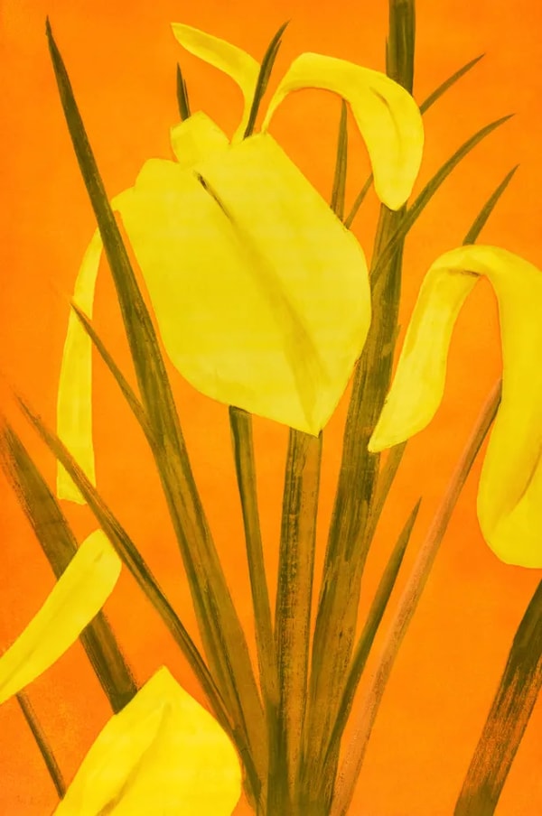 Alex Katz - Yellow Flags 4, 2020