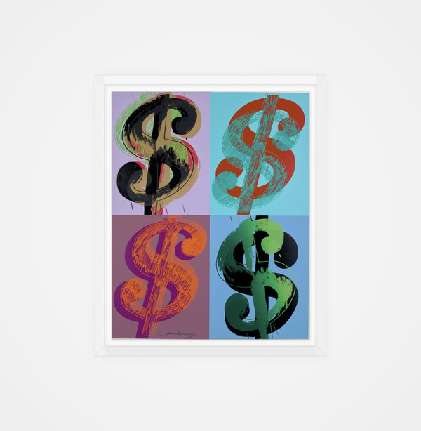 Andy Warhol - $ (Quadrant) F. & S. 283, 1982