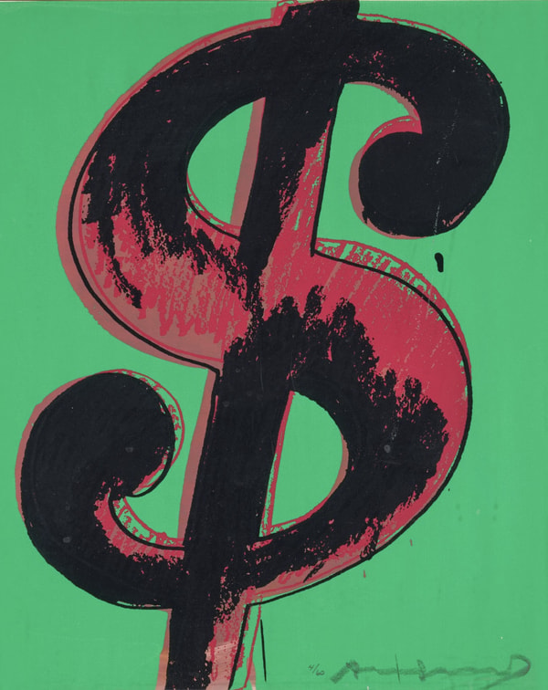 Andy Warhol - $ 1 (Dollar Sign) F.S. II 279, 1982