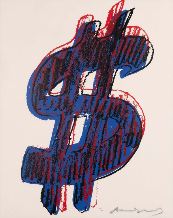 Andy Warhol - $ (1) (F & S II.278),, 1982