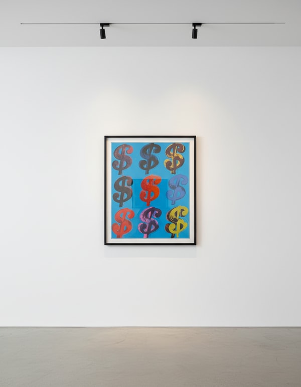 Andy Warhol - $ (9) (Blue) F.S. II 285-286, 1982