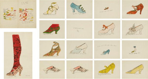 Andy Warhol - A La Recherche Du Shoe Perdu F.S. IV 69A-83A, 1955