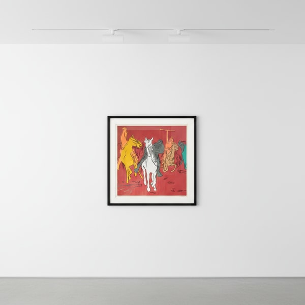 Andy Warhol - Action Picture F.S. II 375, from Cowboys and Indians, 1986