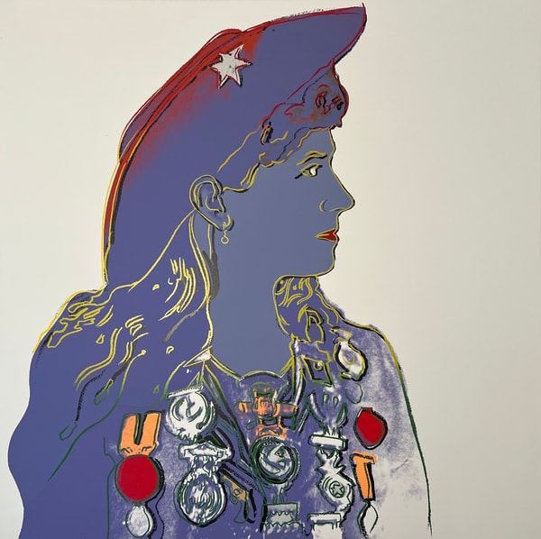 Andy Warhol - Annie Oakley F.S. II 378, from Cowboys and Indians, 1986