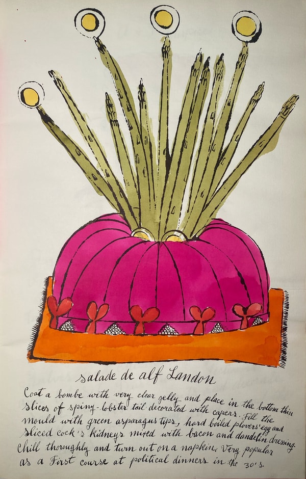 Andy Warhol - Baked Hawaii F.S. IV 126A, from Wild Raspberries, 1959