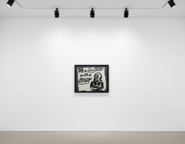 Andy Warhol - Be Somebody With A Body Negative, 1985 - 86