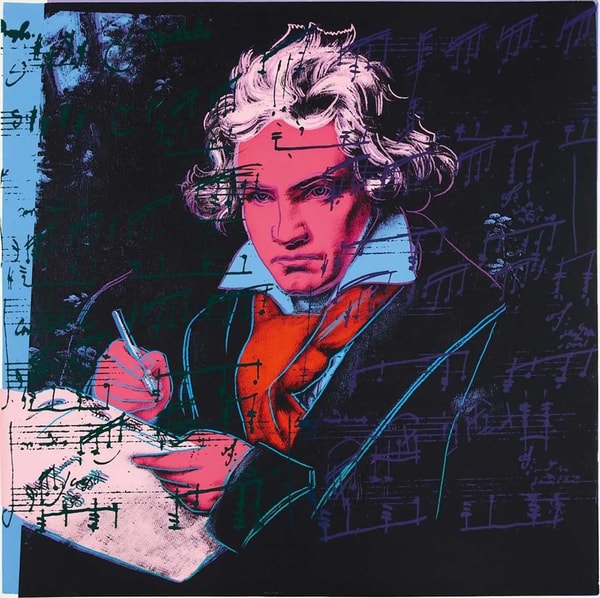 Andy Warhol - Beethoven F.S. II 392, 1987