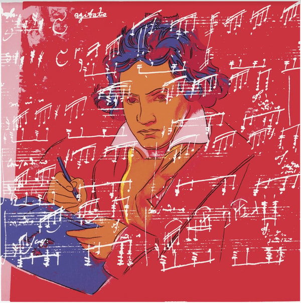 Andy Warhol - Beethoven Trial Proof TP 18/72, 1987