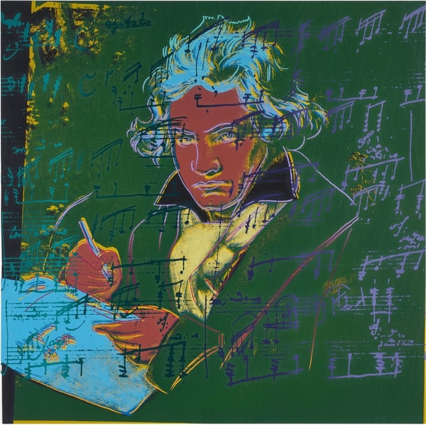 Andy Warhol - Beethoven Trial Proof TP 7/72, 1987