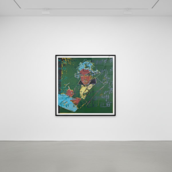 Andy Warhol - Beethoven Trial Proof TP 7/72, 1987, Screen print on Lenox Museum Board