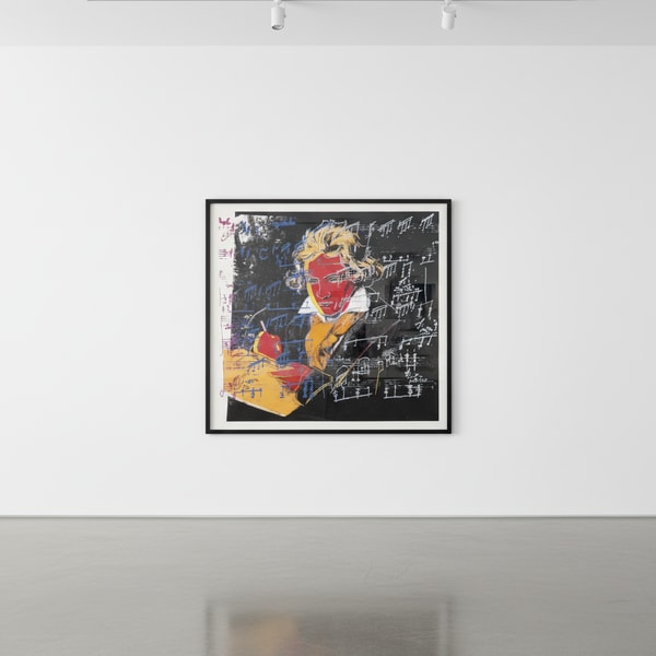 Andy Warhol - Beethoven Trial Proof TP 71/72, 1987, Screen print on Lenox Museum Board