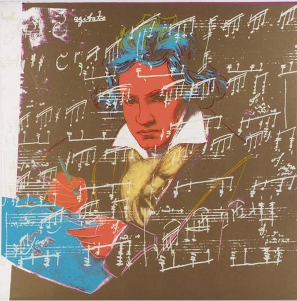 Andy Warhol - Beethoven Trial Proof TP 72/72, 1987