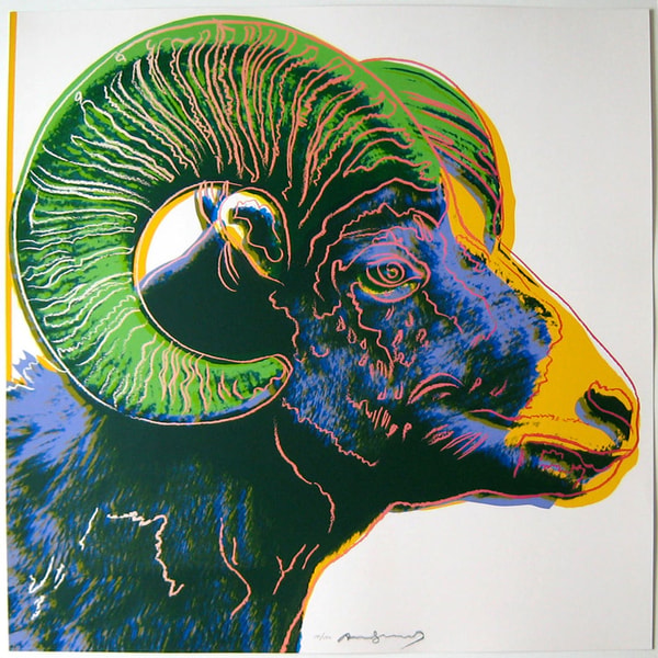 Andy Warhol - Bighorn Ram F.S. II 302, 1983