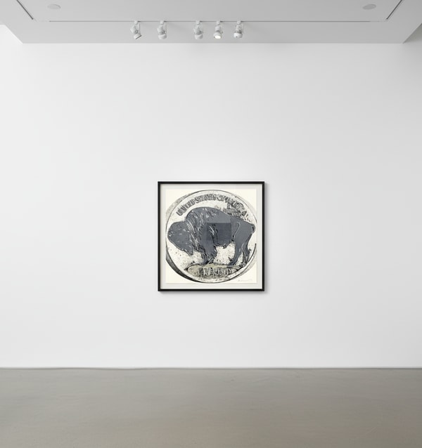 Andy Warhol - Buffalo Nickel F.S. II 374, from Cowboys and Indians, 1986
