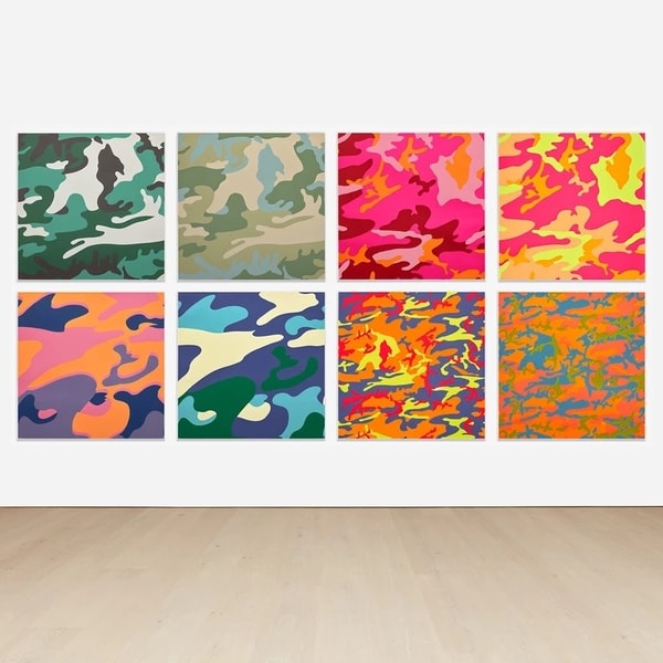 Andy Warhol - Camouflage F.S. II 406-413, 1987