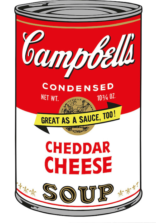 Andy Warhol - Cheddar Cheese Soup F.S. II 63, 1969