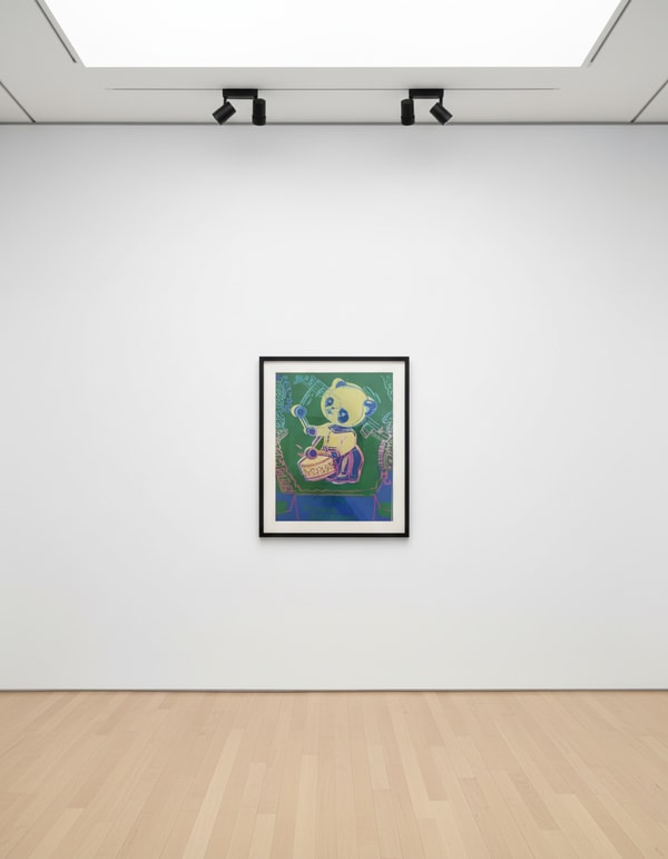 Andy Warhol - Clockwork Panda Drummer from Toy Paintings, 1983