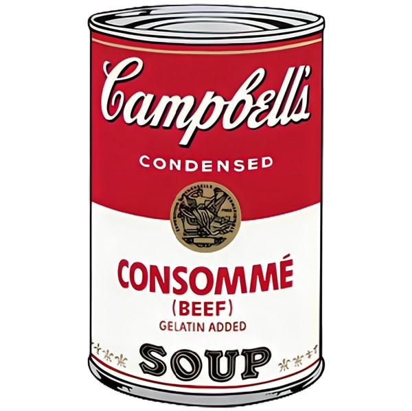 Andy Warhol - Consommé Beef Soup F.S. II 52, from Campbell's Soup I, 1968