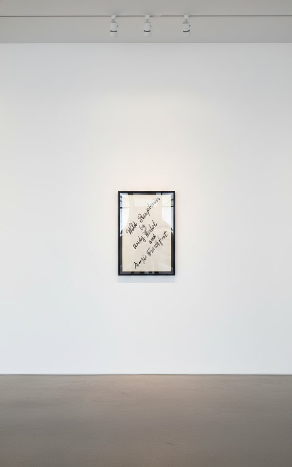 Andy Warhol - Cover Page, from Wild Raspberries, A Title Page, 1959