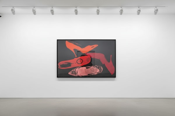 Andy Warhol - Diamond Dust Shoes F.S. II 253, 1980, Screen print with diamond dust on Arches Aquarelle paper