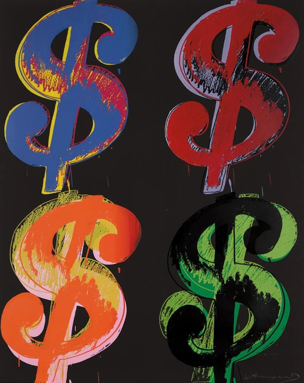 Andy Warhol - Dollar Sign F.S. II 281-282 (4), 1982
