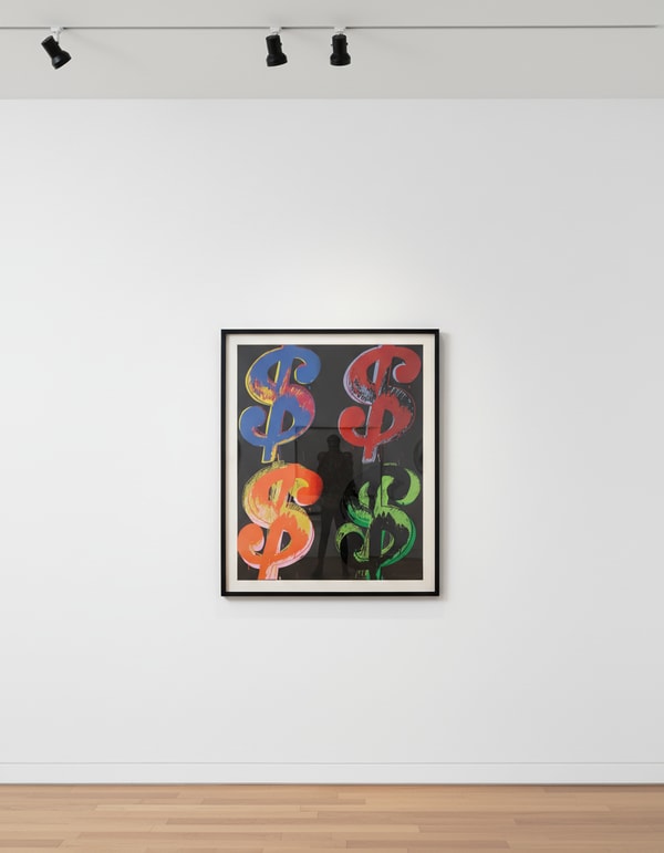 Andy Warhol - Dollar Sign F.S. II 281-282 (4), 1982, Screen print on Lenox Museum Board