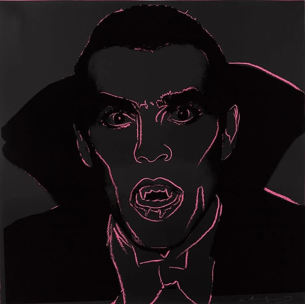 Andy Warhol - Dracula F.S. II 264, from Myths, 1981