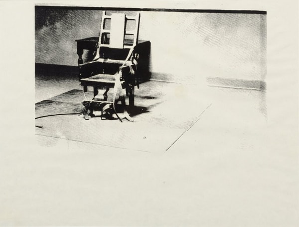 Andy Warhol - Electric Chair F.S. IIIA 4 (A), 1978, Screenprint on Strathmore Drawing Paper