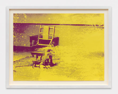 Andy Warhol - Electric Chair (Yellow), 1971
