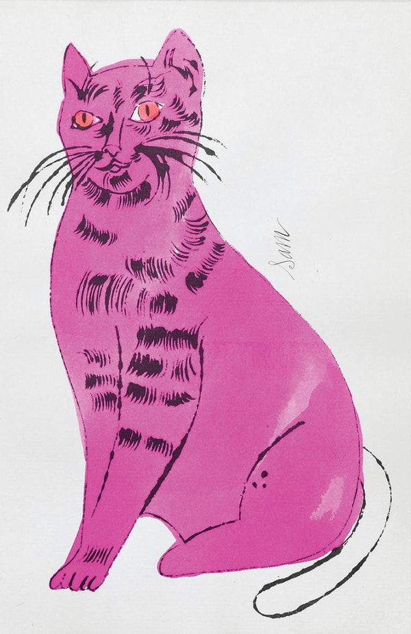 Andy Warhol - F.S. IV 55A, from Cats Named Sam, 1954