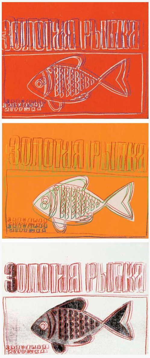 Andy Warhol - Fish from Toy Paintings, 1983