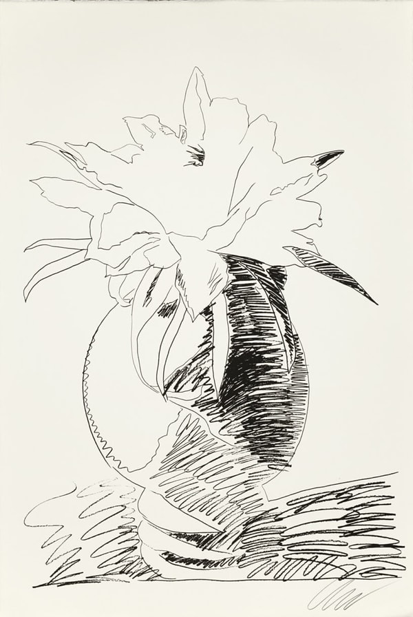 Andy Warhol - Flowers (Black and White) (FS II.104), 1974