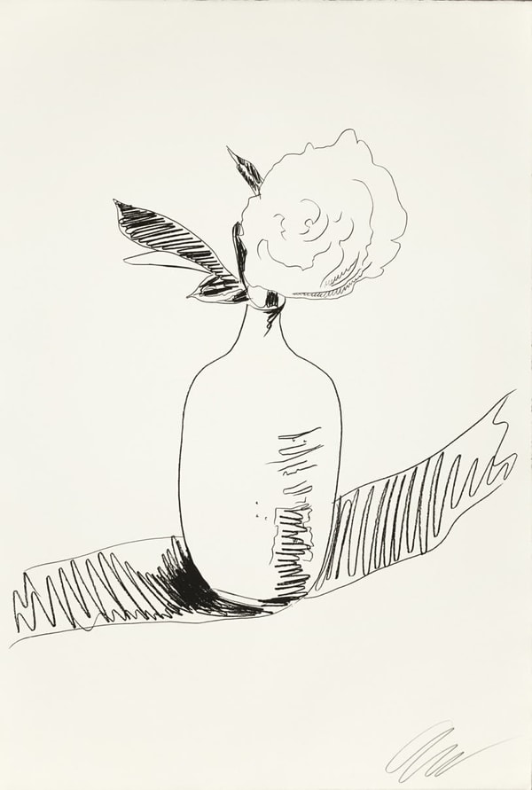 Andy Warhol - Flowers (Black and White) (FS II.109), 1974