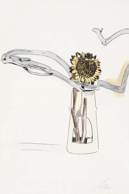 Andy Warhol - Flowers (Hand Colored) F.S. II.112, 1974