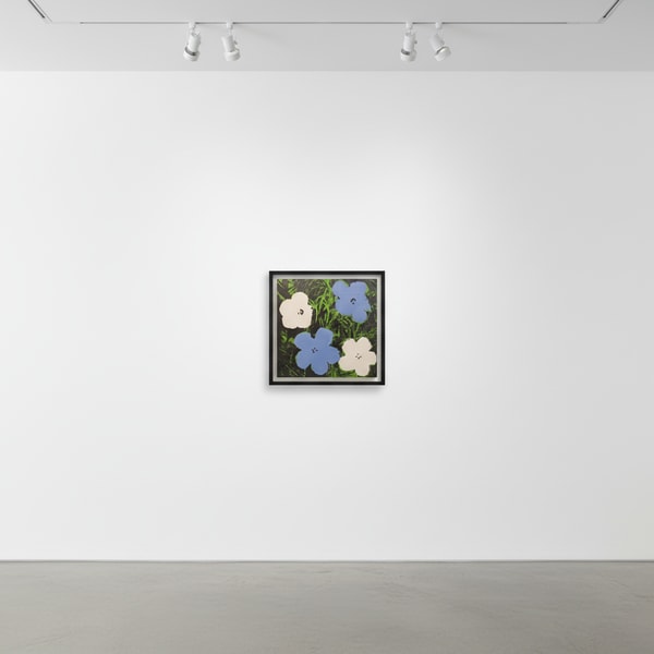 Andy Warhol - Flowers White & Blue, 1965