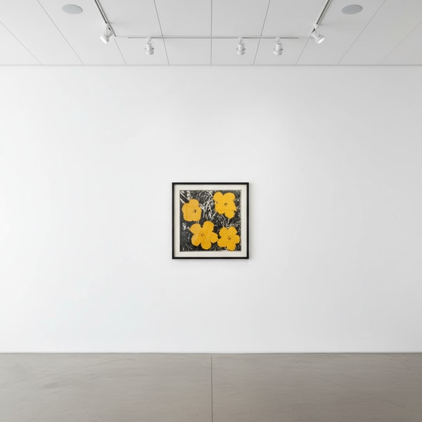 Andy Warhol - Flowers Yellow, 1964