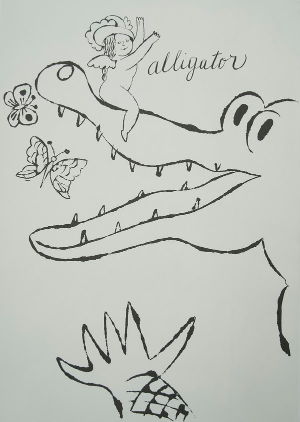 Andy Warhol - From The Wonderful World of Fleming-Joffe, Alligator, 1960