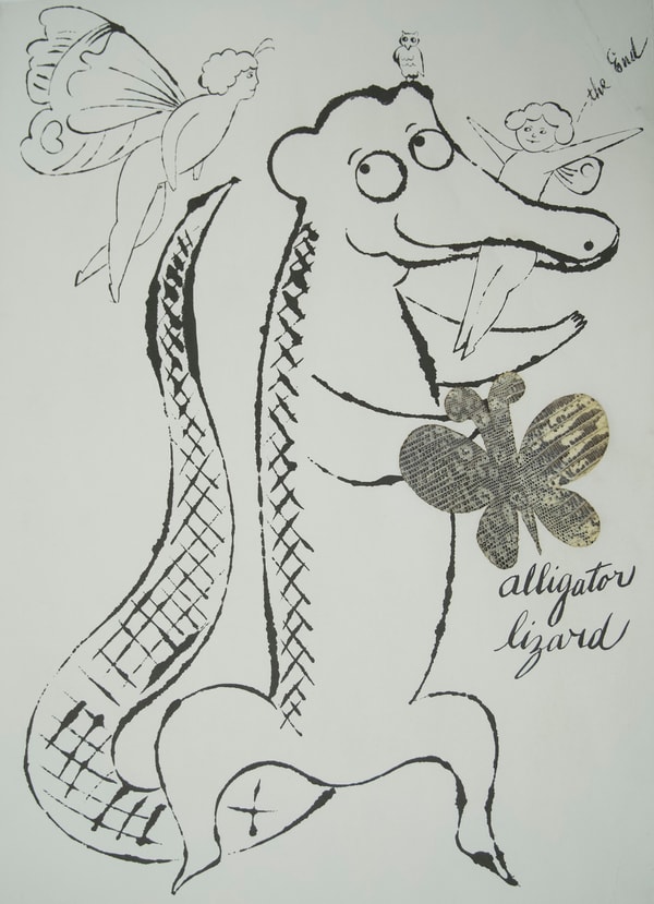 Andy Warhol - From The Wonderful World of Fleming-Joffe, Alligator Lizard, 1960