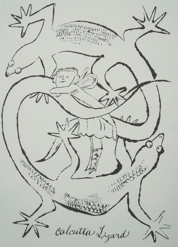 Andy Warhol - From The Wonderful World of Fleming-Joffe, Calcutta Lizard, 1960