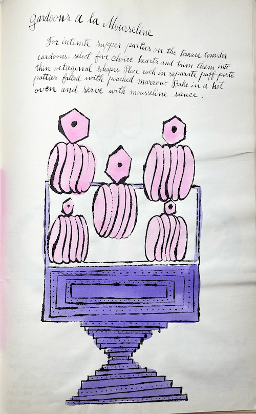 Andy Warhol - Gardoons A La Mousseline F.S. IV 140A, from Wild Raspberries, 1959